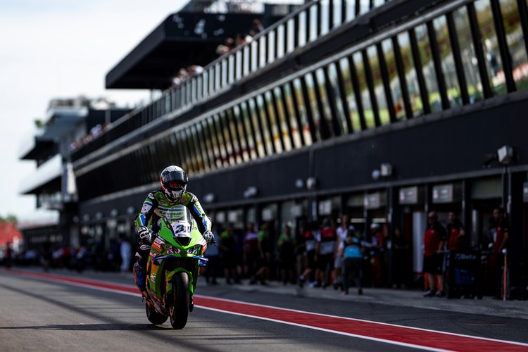 Gerloff at Misano